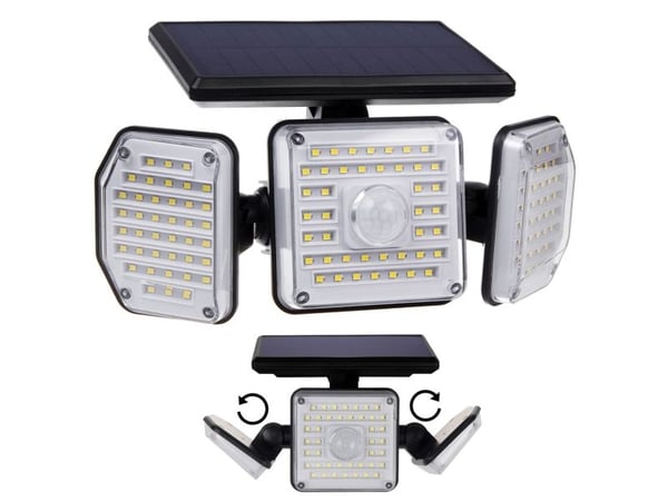 Vegg-lykt Maclean Solarna LED-lampe med sensor MCE615