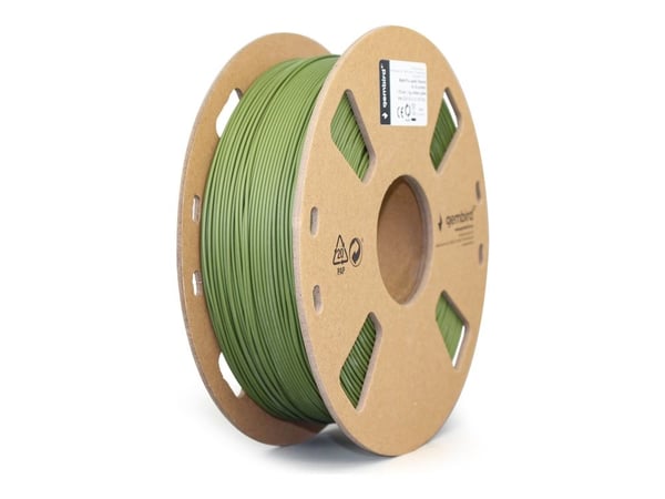 Gembird - Matt militärgrön - 1 kg - 340 m - färglåda - PLA-fiber (3D)