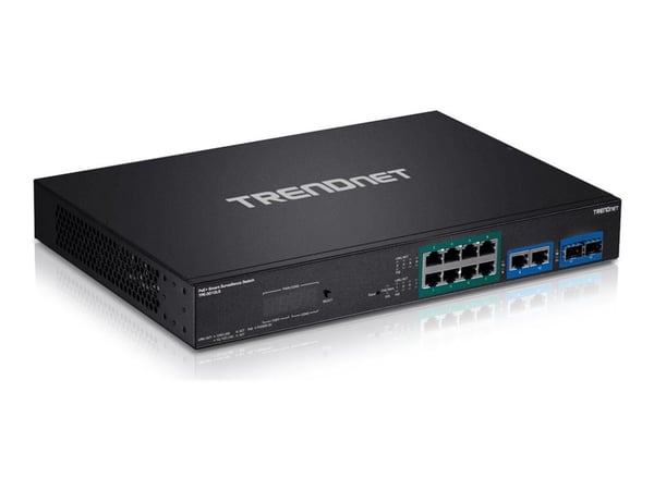 Trendnet TPE-3012LS, Hallittu, Gigabit Ethernet (10/100/1000), Täysin kaksipuolinen, Power over Ethernet -tuki, Telineasennus, 1U