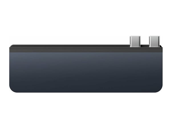 HyperDrive DUO PRO 7-in-2 - Dockningsstation - för laptop, bärbar dator, surfplatta - USB-C x 2 - HDMI - 1GbE