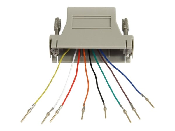 StarTech DB25 to RJ45 Modular Adapter - M/F - Serial adapter - DB-25 (M) to RJ-45 (F) - GC258MF - Seriell adapter - DB-25 (hann) til RJ-45 (hunn)
