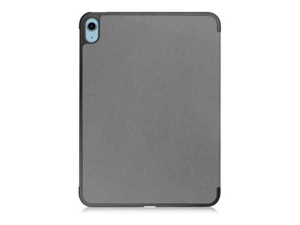 CoreParts - Lommebok for nettbrett - tri-fold caster, with auto-wake function - polyuretanlær - grå - for Apple 10.9-inch iPad (10. generasjon)