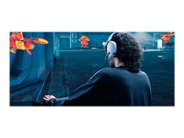 Sony INZONE H3 - Headset - fullstorlek - kabelansluten - 3,5 mm kontakt - vit - för Sony PlayStation 5