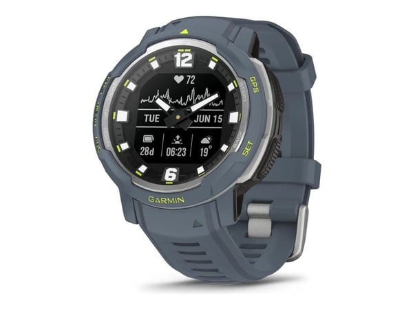 Garmin Instinct Crossover - Standard Edition - 45 mm - fiberförstärkta polymerer - sportklocka med band - silikon - handledsstorlek: 135-230 mm - m...