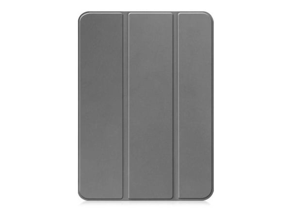 CoreParts - Lommebok for nettbrett - tri-fold caster, with auto-wake function - polyuretanlær - grå - for Apple 10.9-inch iPad (10. generasjon)