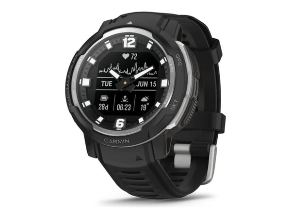 Garmin Instinct Crossover - Standard Edition - 45 mm - kuituvahvisteinen polymeeri - urheilukello rannekkeella - silikoni - ranteen koko: 135-230 m...