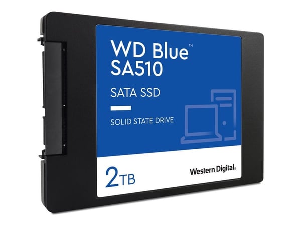 WD Blue SA510 WDS200T3B0A - SSD - 2 TB - intern - 2,5" - SATA 6Gb/s