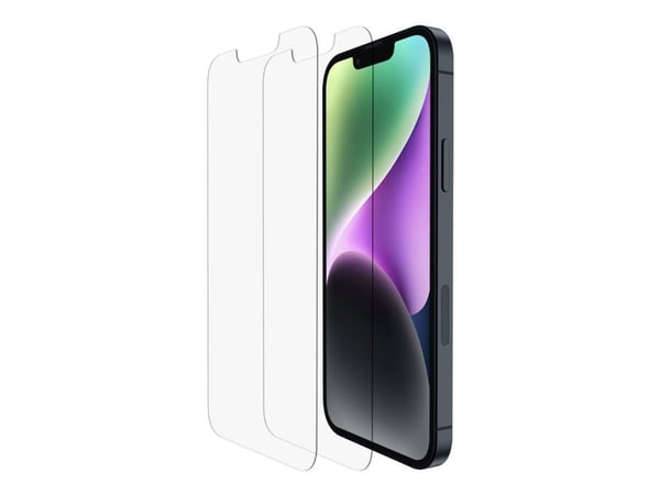 Belkin ScreenForce - Skjermbeskyttelse for mobiltelefon - glass - for Apple iPhone 13 Pro Max