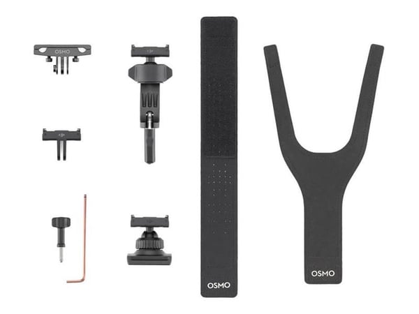 DJI Osmo Action Road Cycling Accessory Kit - Stödsystem - multifäste - skena för cykelsadel, styrstång, på handleden - för DJI Osmo Action 3, Osmo ...