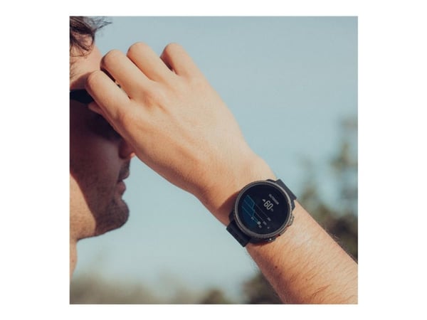 Suunto Vertical - Glasfiberarmerad polyamid - sportklocka med rem - handledsstorlek: 125-175 mm - display 1.4" - Bluetooth - 86 g  - svart