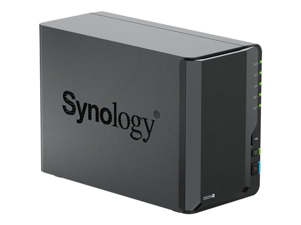 Synology Disk Station DS224+ - NAS-server - RAID 0, 1, JBOD - RAM 2 GB - Gigabit Ethernet - iSCSI støtte