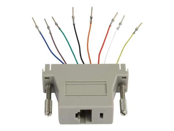 StarTech DB25 to RJ45 Modular Adapter - M/F - Serial adapter - DB-25 (M) to RJ-45 (F) - GC258MF - Seriell adapter - DB-25 (hann) til RJ-45 (hunn)