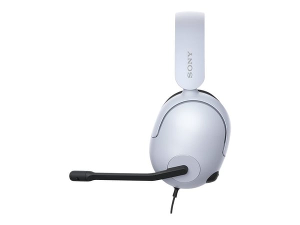 Sony INZONE H3 - Headset - fullstorlek - kabelansluten - 3,5 mm kontakt - vit - för Sony PlayStation 5