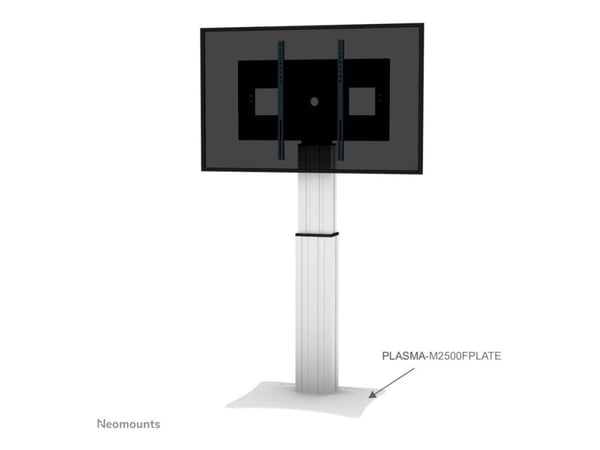 Neomounts PLASMA-M2500FPLATE - Monteringsbeslag (gulvplate) - sølv - for NewStar PLASMA-M2500, PLASMA-M2500BLACK, PLASMA-M2500MS, PLASMA-M2500SILVER