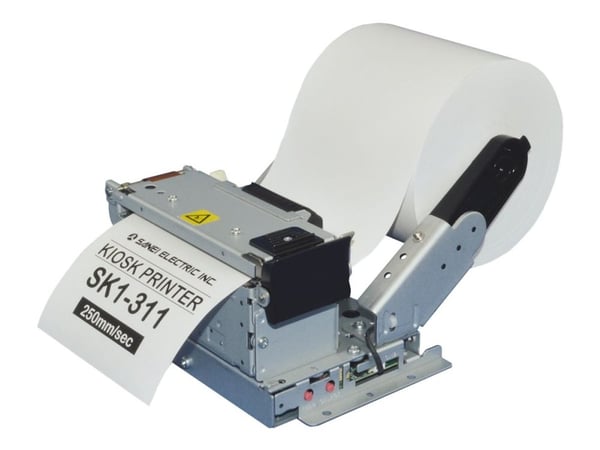 Sanei SK1-311SF4-LQP-M-SP - Kvittoskrivare - direkt termisk - Rulle (8,3 cm) - 203 dpi - upp till 250 mm/sek - USB, seriell - kniv