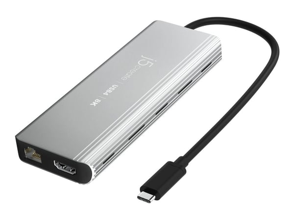 j5create JCD403 - Dockningsstation - USB4 / Thunderbolt 4 - HDMI - 1GbE, 2.5GbE