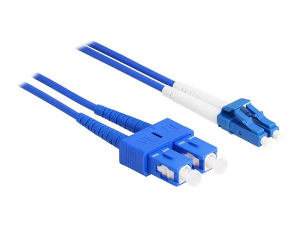 Delock - Nettverkskabel - LC-enkeltmodus (hann) til SC-enkeltmodus (hann) - 3 m - 3 mm - fiberoptisk - dupleks - 9 / 125 micron - OS2 - halogenfri ...
