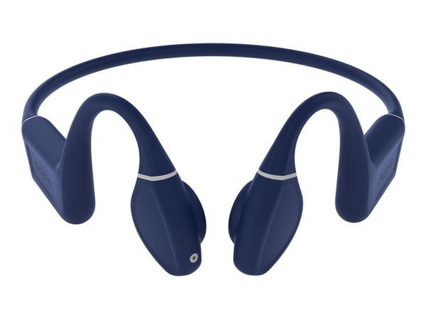 Creative Outlier Free Pro - Hodetelefoner med mikrofon - åpent øre - bak-nakken-montering - Bluetooth - trådløs - aktiv støydemping - midnattsblå