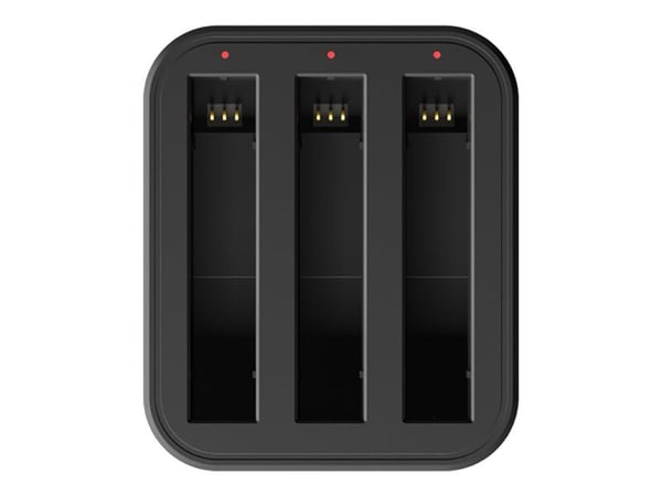 Insta360 - USB-batterilader - 3 x batterier lader - 3 A - 3 utgangskontakter (batterikobler) - for Insta360 X3