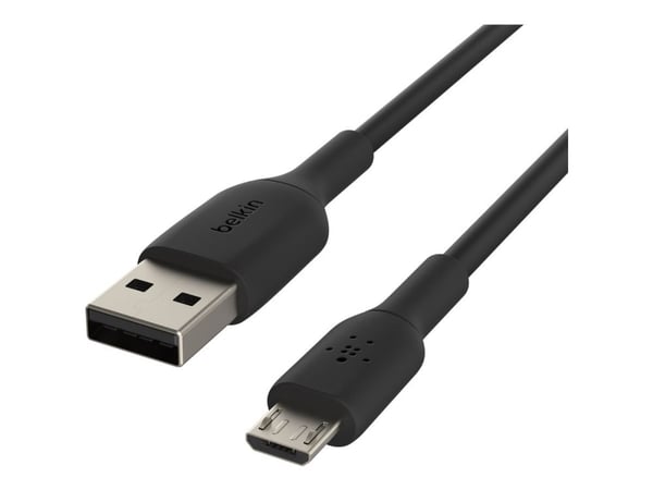 Belkin BoostCharge - USB-kabel - Micro-USB type B (hann) til USB (hann) - 1 m - svart