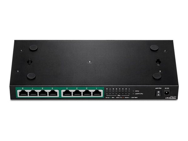 TRENDnet TPE TG83 - Switch - 8 x 10/100/1000 (PoE+) - stasjonær, veggmonterbar - PoE+ (65 W) - TAA-samsvar