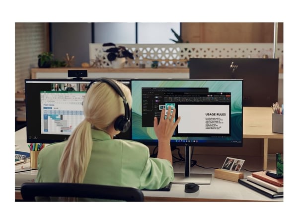 HP E24t G5 - E-Series - LED-skjerm - 23.8" - berøringsskjerm - 1920 x 1080 Full HD (1080p) @ 75 Hz - IPS - 300 cd/m² - 1000:1 - 5 ms - HDMI, Displa...