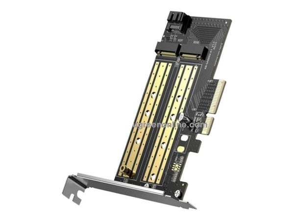 Ugreen adapter PCIe 3.0 x4 till M.2 M-Key + M.2 B-Key