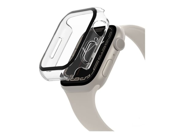 Belkin SCREENFORCE - Stötsskydd för smartwatch - skärmskydd - polykarbonat, tempererat glas (9H) - klar