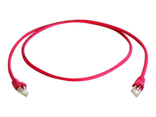 Telegärtner DataVoice Office - Koblingskabel - RJ-45 (hann) til RJ-45 (hann) - 10 m - 5.8 mm - SFTP, PiMF - CAT 6a - med støvel, halogenfri, uten h...