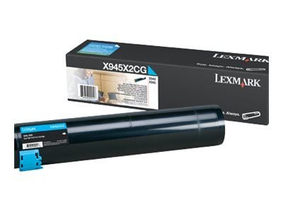 Lexmark - Høy ytelse - cyan - original - tonerpatron LCCP - for Lexmark X940e, X940e Page Plus Solution, X945e, X945e Page Plus Solution