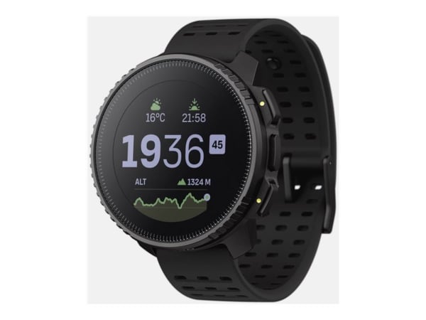 Suunto Vertical - Glasfiberarmerad polyamid - sportklocka med rem - handledsstorlek: 125-175 mm - display 1.4" - Bluetooth - 86 g  - svart