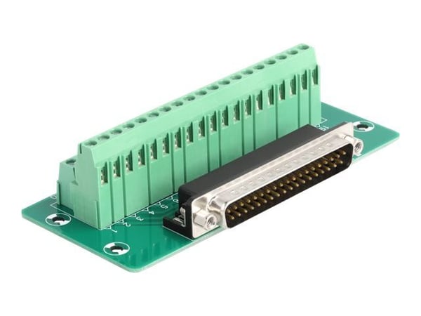 Delock - Seriell adapter - DB-37 (hann) til 38 pin terminal block