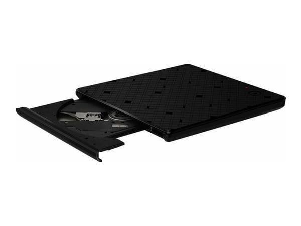 CoreParts Super Slim - Platestasjon - DVD-RW - SuperSpeed USB 3.0 - ekstern - svart