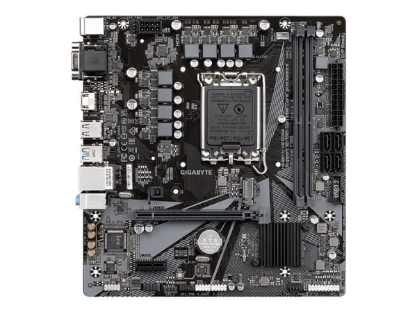 Gigabyte H610M H V2 DDR4 - 1.0 - hovedkort - micro ATX - LGA1700-sokkel - H610 Chipset - USB 3.2 Gen 1 - Gigabit LAN - innbygd grafikk (CPU kreves)...