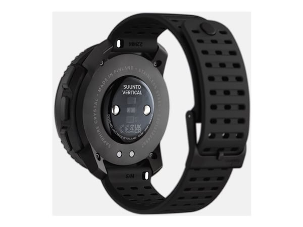 Suunto Vertical - Glasfiberarmerad polyamid - sportklocka med rem - handledsstorlek: 125-175 mm - display 1.4" - Bluetooth - 86 g  - svart