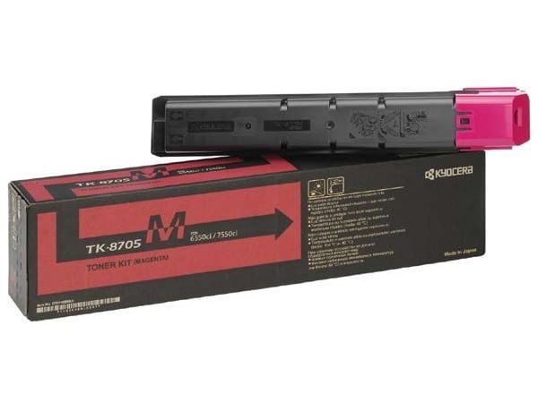 Kyocera TK 8705M - Magenta - original - tonerpatron - for TASKalfa 6550ci, 7550ci, 7551ci