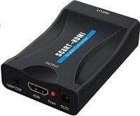 PremiumCord SCART-HDMI 1080P-muunnin 230V virtalähteen kanssa