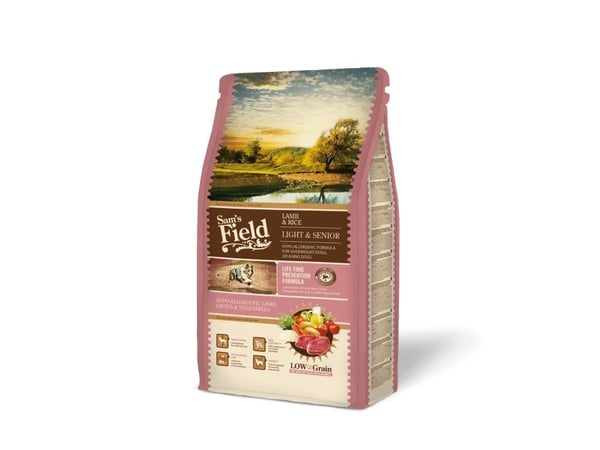 Sam's Field Lamb Light & Senior 2,5 kg (Bedst før: 22/10/25)