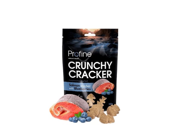 Profine Crunchy Cracker - Salmon & Blueberries Profine Crunchy Cracker - Salmon & Blueberries