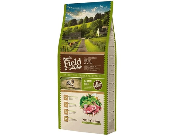 Sams Field Adult Medium naudanliha 13 kg