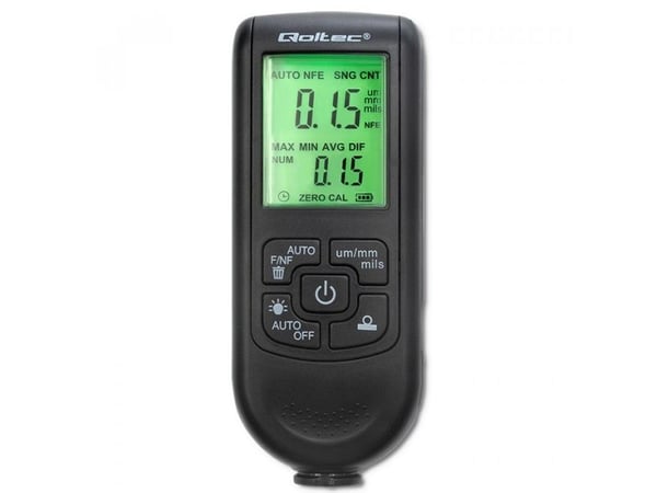 Qoltec - Thickness gauge - akrylonitril-butadien-styren (ABS) - svart