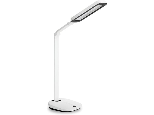 Philips Funksjonell Robot Plus-skrivebordslampe, Hvit, Metall, Soverom, Stue, Kontor, Tidsriktig, IP20, II