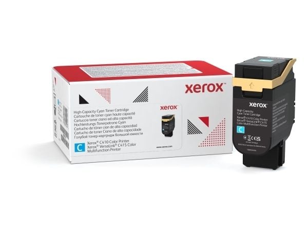 Xerox - Hög kapacitet - cyan - original - box - tonerkassett Use and Return - för Xerox C410; VersaLink C415/DN, C415V_DN