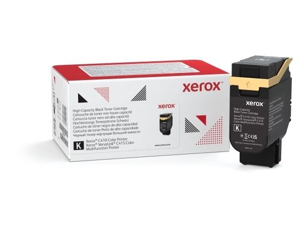 Xerox C410 / VersaLink C415, Musta värikasetti (suuri kapasiteetti, 10 500 sivua), 10500 sivua, Musta, 1 kpl