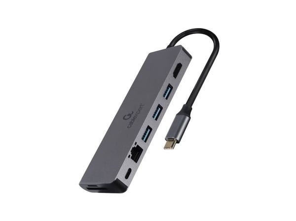 Cablexpert A-CM-COMBO5-05 - Dockningsstation - USB-C 3.1 - HDMI - 1GbE