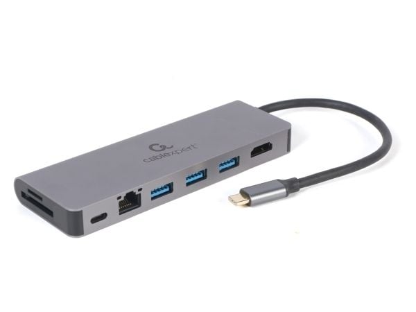 Cablexpert A-CM-COMBO5-05 - Dockningsstation - USB-C 3.1 - HDMI - 1GbE