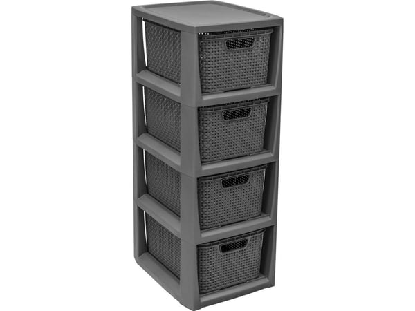 Branq Shelf with 4 baskets BranQ anthracite