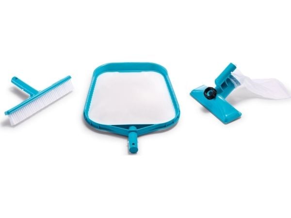 INTEX Basic Cleaning Kit Leaf Skimmer/Wall Brush/Vacuum Head