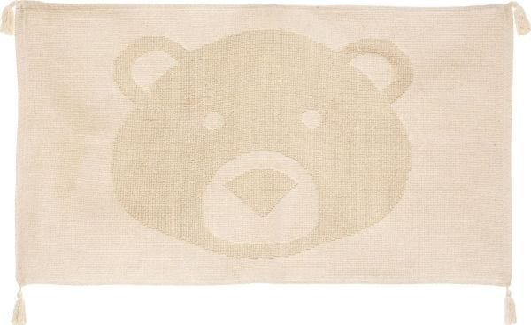 Atmosphera lasten matto Koristeellinen nalle Beige boho matto 60x90 cm