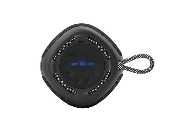 GMB Audio SPK-BT-LED-03 - Høyttaler - for bærbar bruk - trådløs - Bluetooth 5.1 - 5 watt - svart